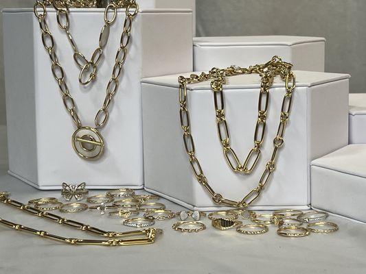 Small Portion of Our Exquisite 14k Gold Jewelry