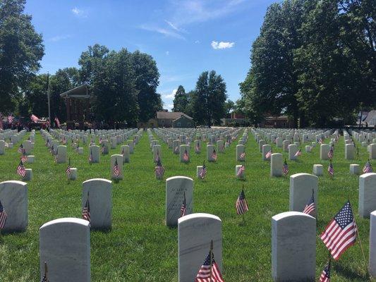 Memorial Day at New Albany National Cemetery.