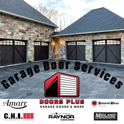 Authorized Dealer Raynor Garage Doors,  Amarr Garage Doors, Midland Doors, C.H.I. Overhead Doors and Richards Wilcox Garage Doors.