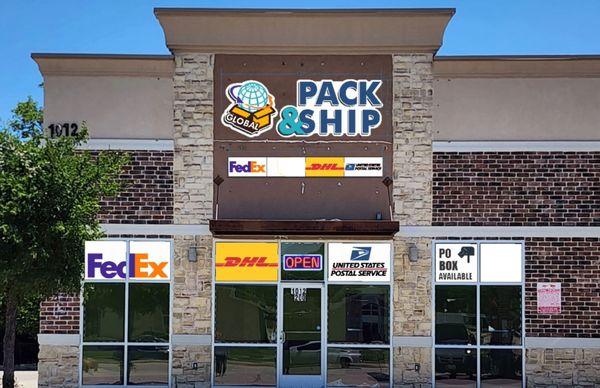 Front Entrance of Global Pack & Ship