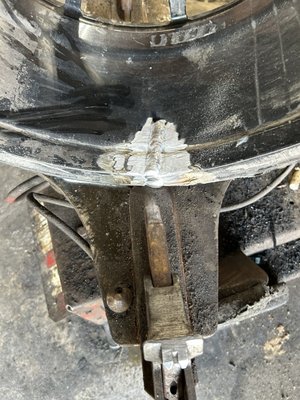 Cracked rim repair