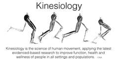 Kinesiology is the study of your bodies biomechanics. Correcting your gait and posture will keep your body balanced.