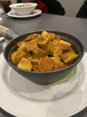 Curry tofu