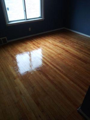 Customer wanted bedroom floors cleaned.