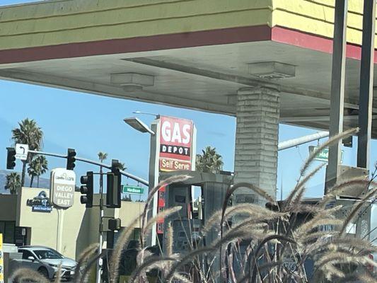 Gas Station on Second St in El Cajon.