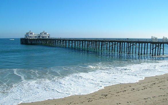 Malibu Pier nearby