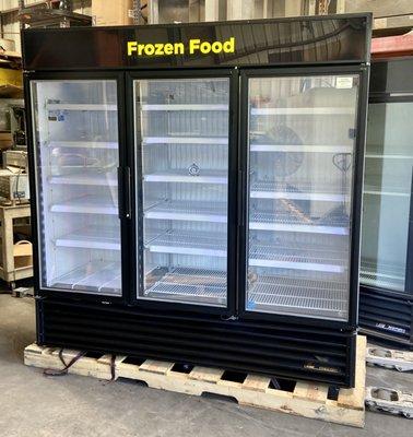 True GDM-72F 3-Door Glass Frozen Food Merchandisers, Tested! Matching 2/3 Door Coolers Available!  http://www.southeastequipmentsales.net