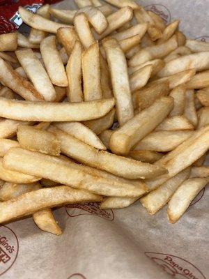 The most unsalted French fries