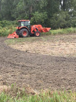 Food plots for deer hunting for customer