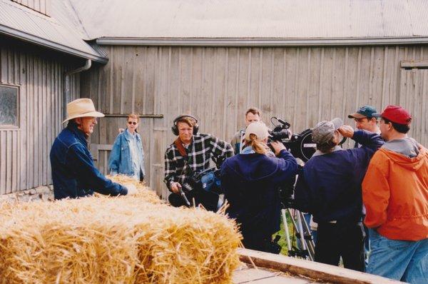 Jeff Landers of JL Images Directing 35mm Film Commercial in 2000.