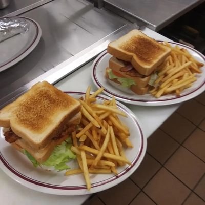 Texas style toast with bacon