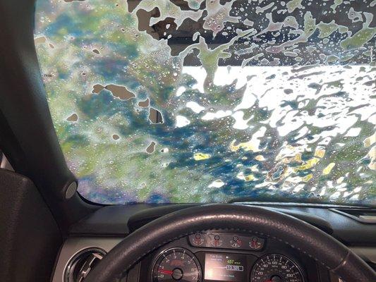 Smells good in car wash