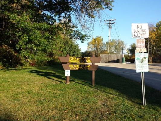 Park entrance