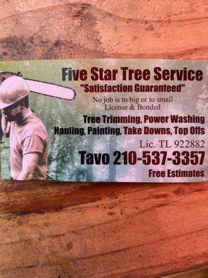 Five Star Tree Services