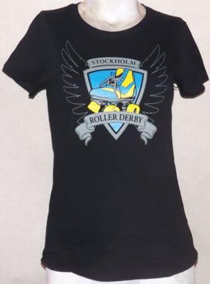 Shirts from the Stockholm Roller Derby team!