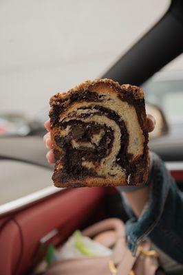 Chocolate Hazelnut Babka. 4/5