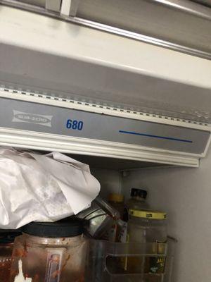 Subzero 680 series Refrigerator not cooling