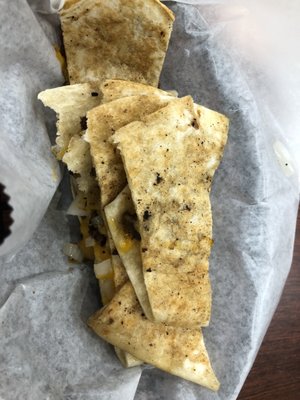 Cheeseburger quesadilla