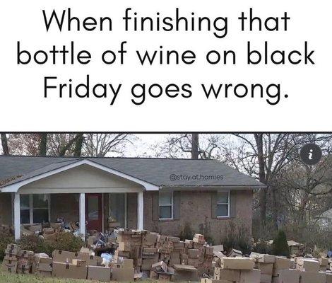 ...I don't do #BlackFriday every year but when I do, it's just like this