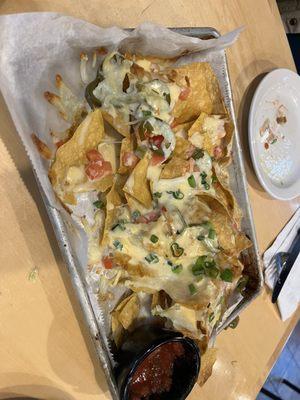 Woodfired Nachos con Queso