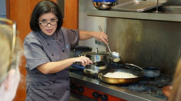 Maricel is passionate about Asian cooking and she shares that passion with all her students