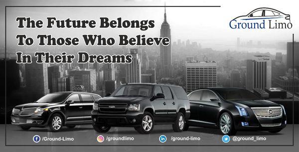 We provides reliable, quality limousine and town car service 24/7. Call +1 844-546-6123 for reservations or book online groundlimo.com