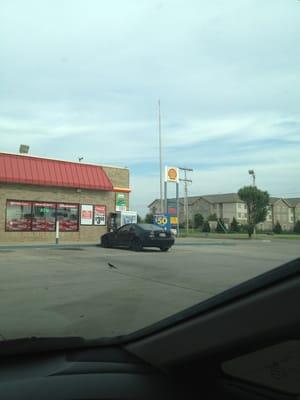 One of those gas stations that doesn't have a name or a sign so you just end up calling it "The Shell Station" or "That Shell"