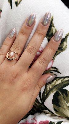 I love my Chrome nails.