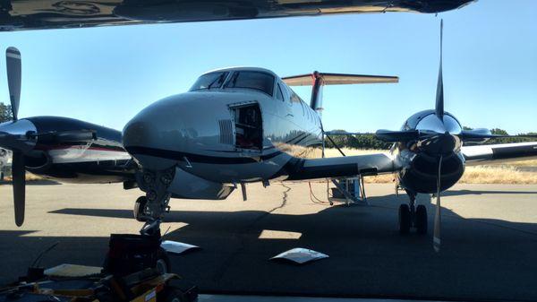 King Air, autopilot repairs