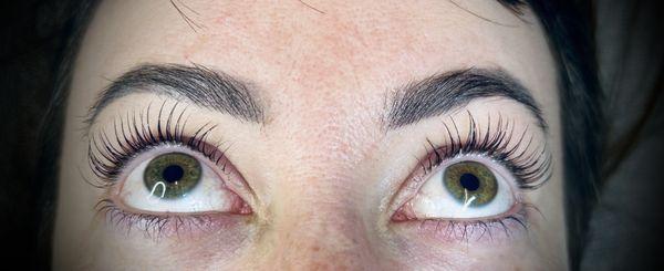 One of my absolute favorite lash lifts. This guest already has unbelievable lashes but they're extraordinary with a lift!