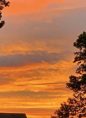 Sunset at my home in Ormond Beach