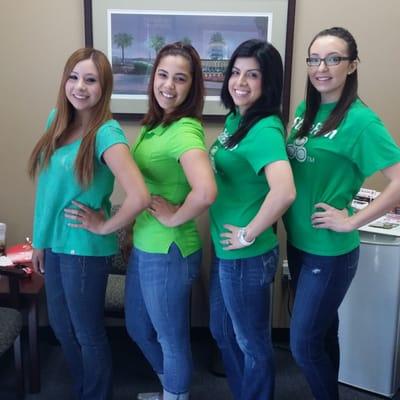 Staff on St. Patrick's day