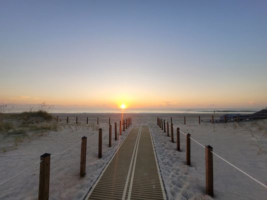 Beach sunrise