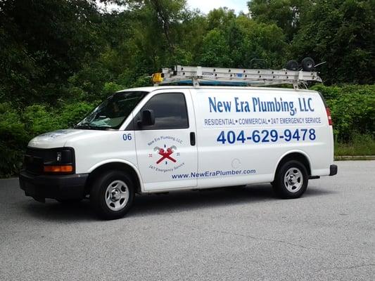 New Era Plumbing Service Truck