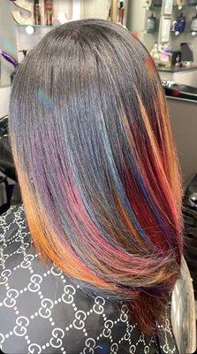 Multi color highlights