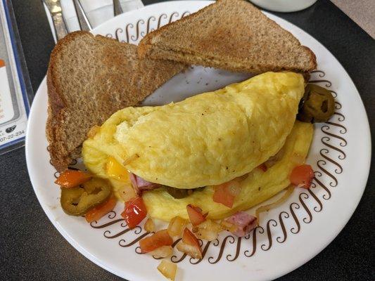 Fiesta Omelet at Waffle House, Chattanooga