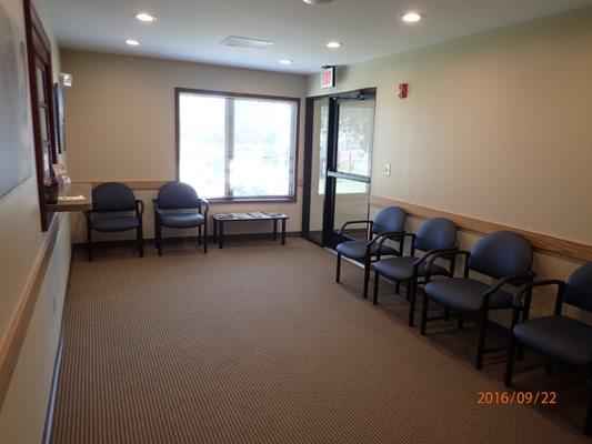 Our seating at Associated Foot Surgeons - O'Fallon