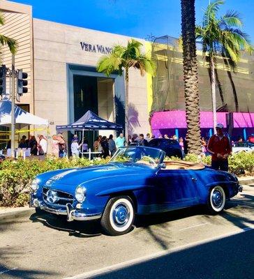 Vintage Mercedes convertible