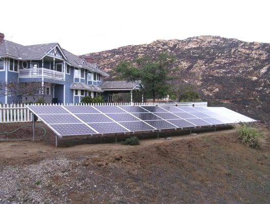 Solar Panel Ground Mount Installation in San Diego