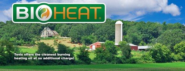 BIOHEAT heating oil is eco-friendly and better for your furnace!  We offer it at no additional charge!