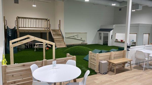 play area and cafe