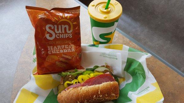 $5.99 Subway lunch. Thursday is BMT day.