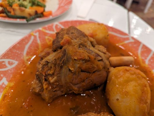 Close up of my lamb shank