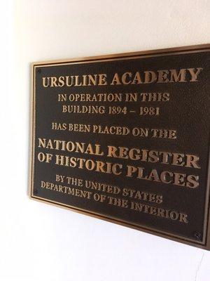 Originally Ursuline Academy