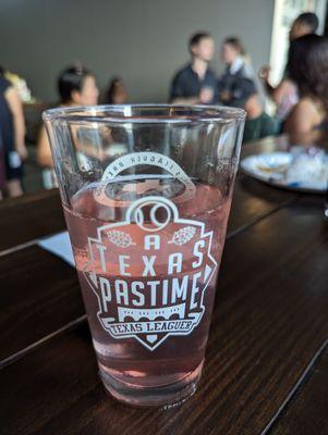 Salted watermelon seltzer