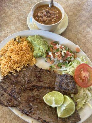 #1 Carne Asada....perfectly prepared. Yum!