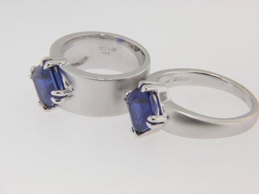 Sapphire Wedding Set