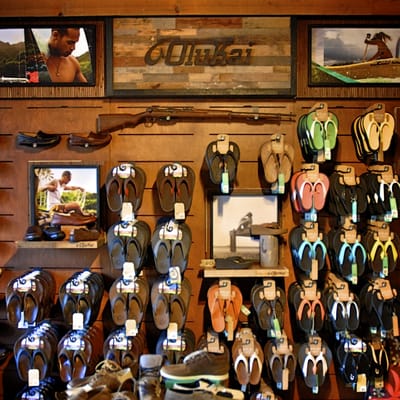 We offer the largest selection of casual footwear in the Southeast.  With brands like Olukai, Reef, Sanuk, Volcom, Roxy