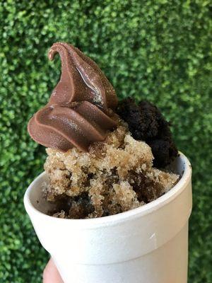 Stuffed Chocolate Snow Cone