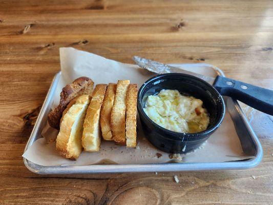 Jalapeño artichoke dip